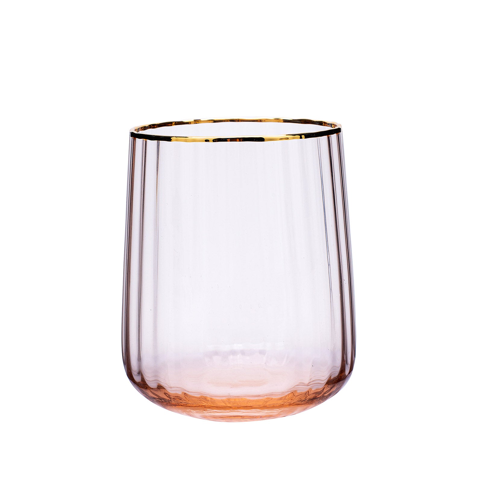 Karaca  Misty Line Glass Water Cup Orange 153.03.07.8646