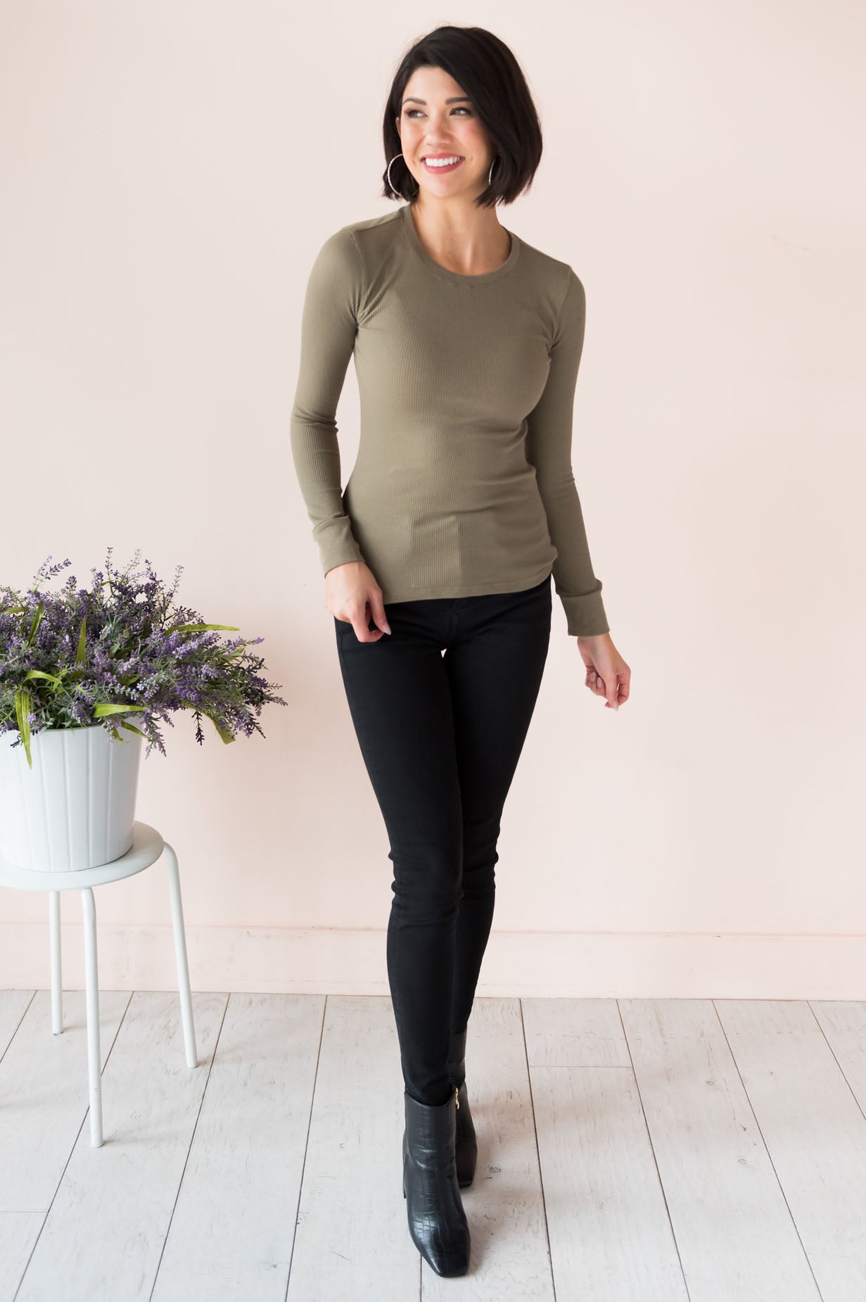 Warm Embrace Modest Thermal Top