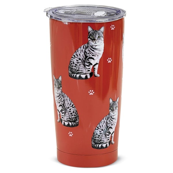 Cat Breed-specific Double-wall Insulated Tumbler - 20 oz. - 7.630 x 3.750 x 3.750