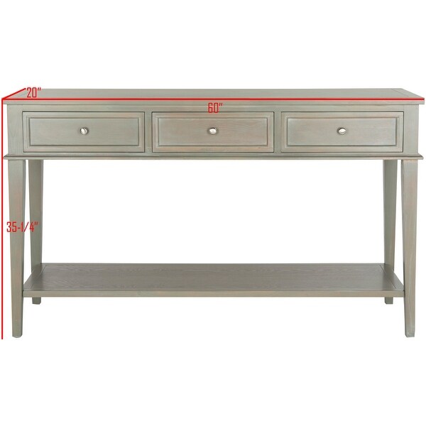 SAFAVIEH Manelin Ash Grey Console - 60