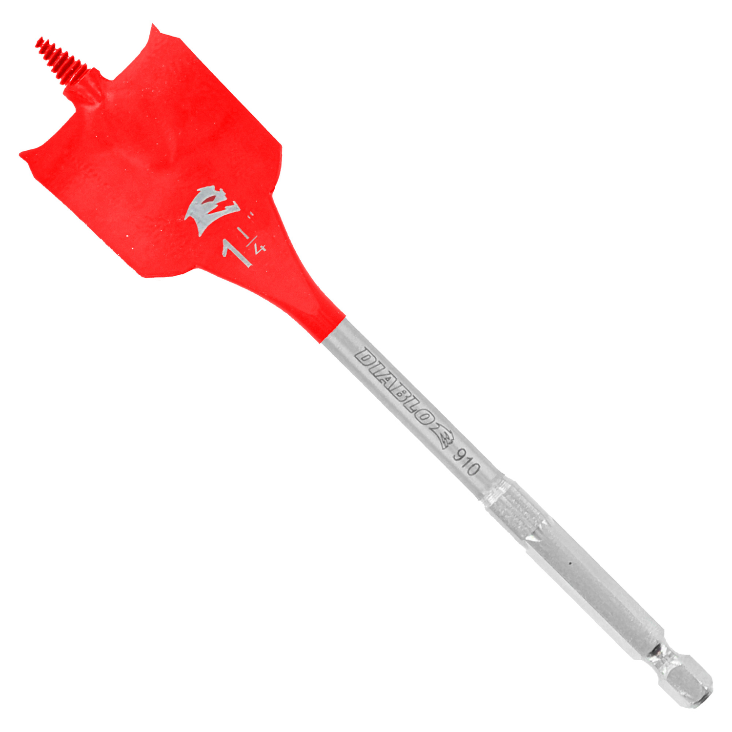 Diablo SPEEDemon 1-1/4 in. X 6 in. L High Speed Steel Spade Bit 1 pk