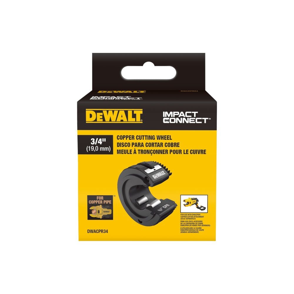 DEWALT Impact Connect 3/4" Copper Cutter Wheel DWACPR34 from DEWALT