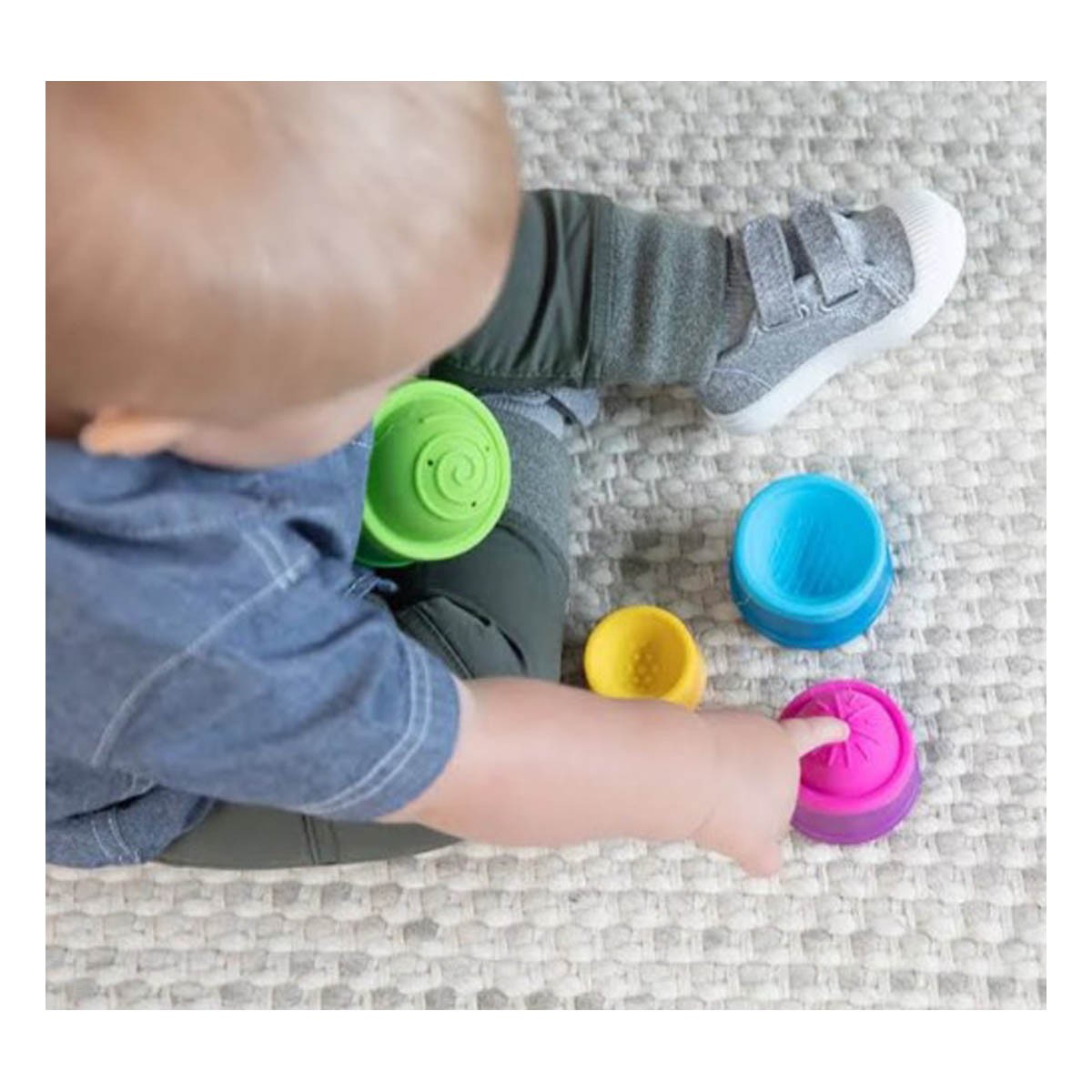 Fat Brain Dimpl Stack Sensory Toy