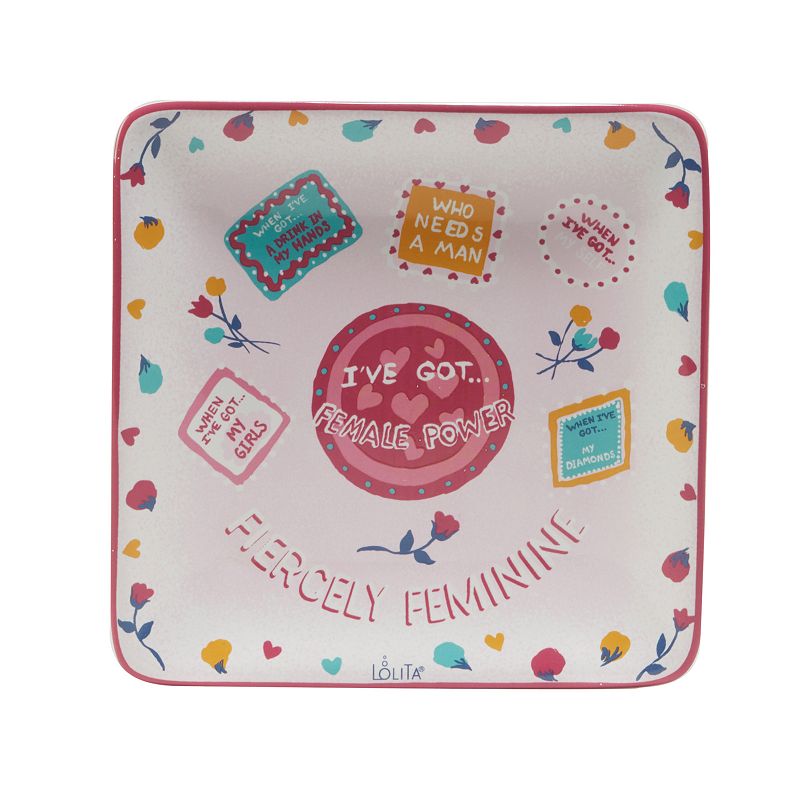 Certified International Lolita Lady Boss 4-pc. Canape Plate Set