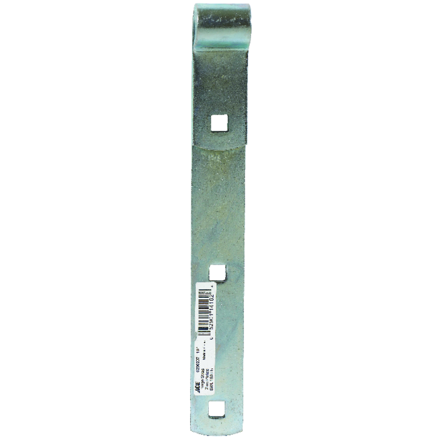 Ace 10 in. L Zinc-Plated Steel Hinge Strap 1 pk