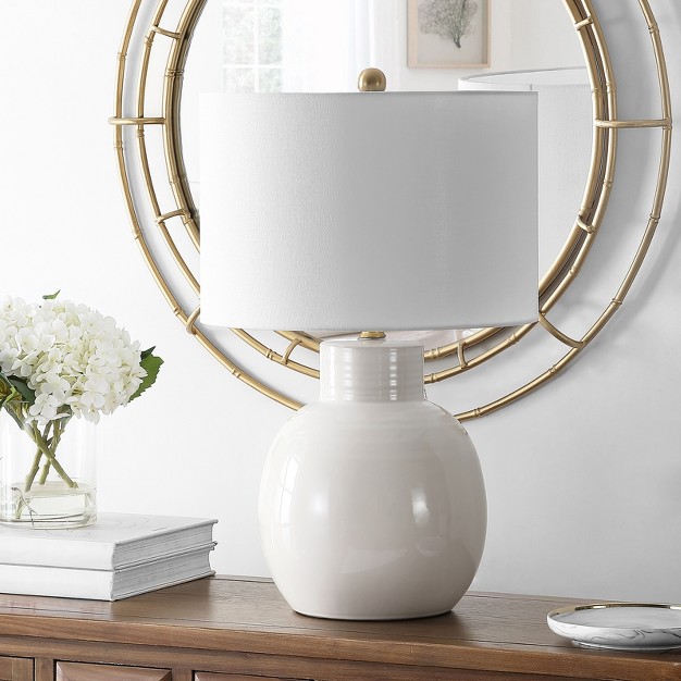 Syra Table Lamp Ivory Safavieh