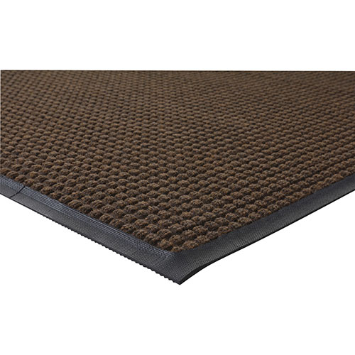 Genuine Joe Waterguard Floor Mat | 3' x 10'， Brown | GJO59461