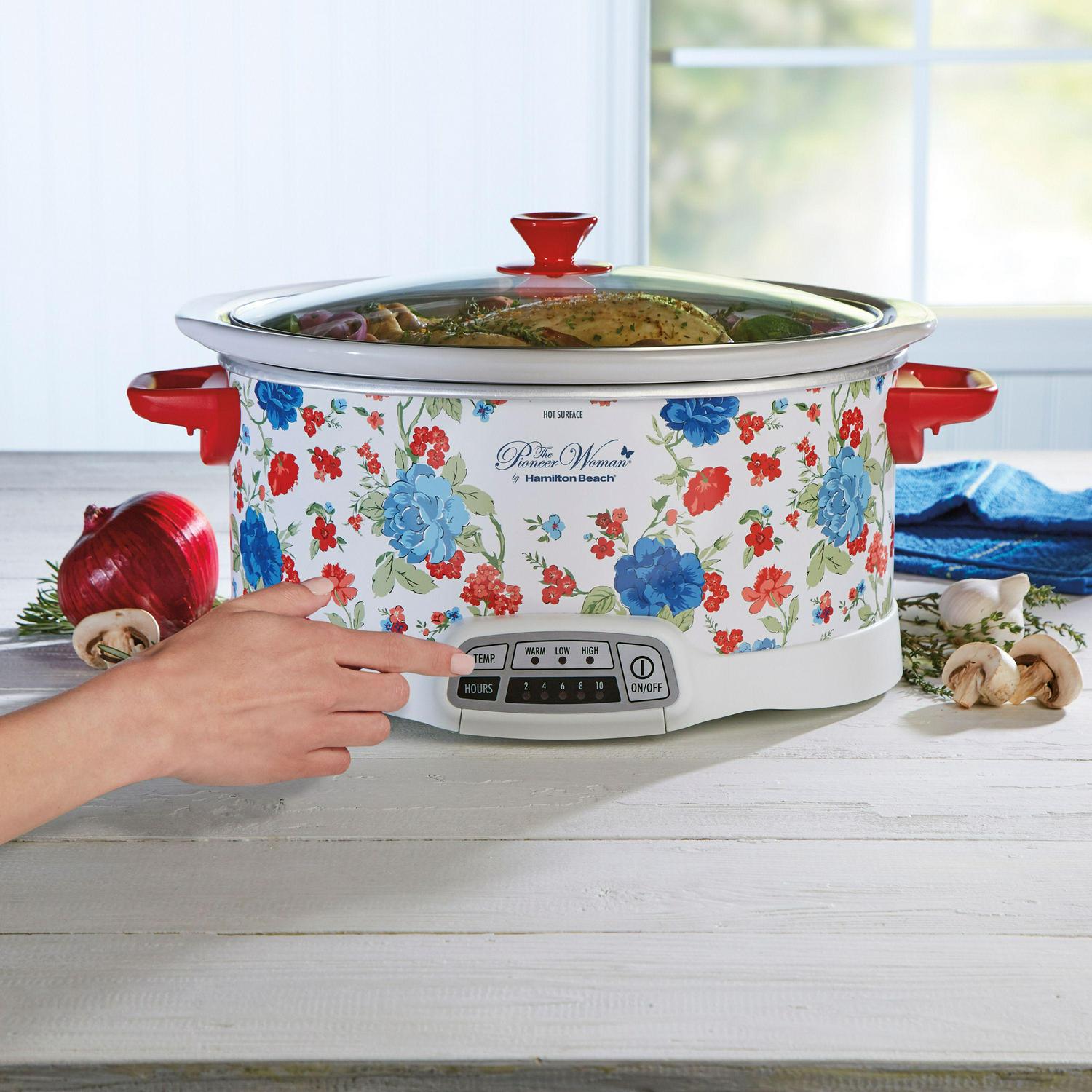 The Pioneer Woman Classic Charm 7qt Programmable Slow Cooker by Hamilton Beach  Crowdfused