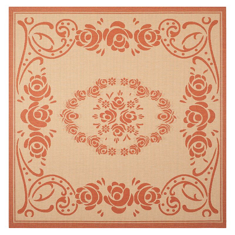 Safavieh Courtyard Cascading Floral Indoor Outdoor Rug