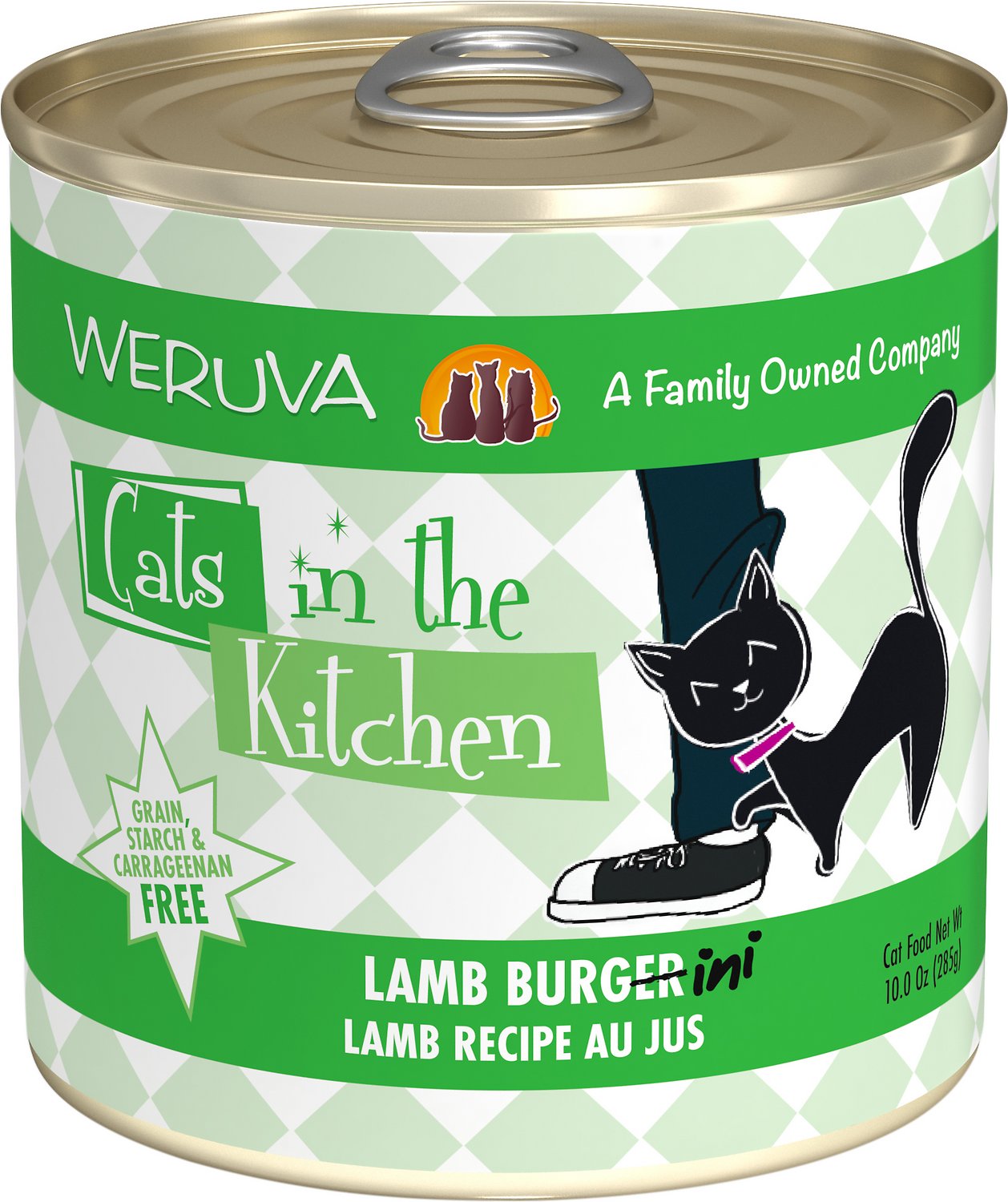 Weruva Cats In The Kitchen Lamb Burgini Lamb Recipe Au Jus Grain Free