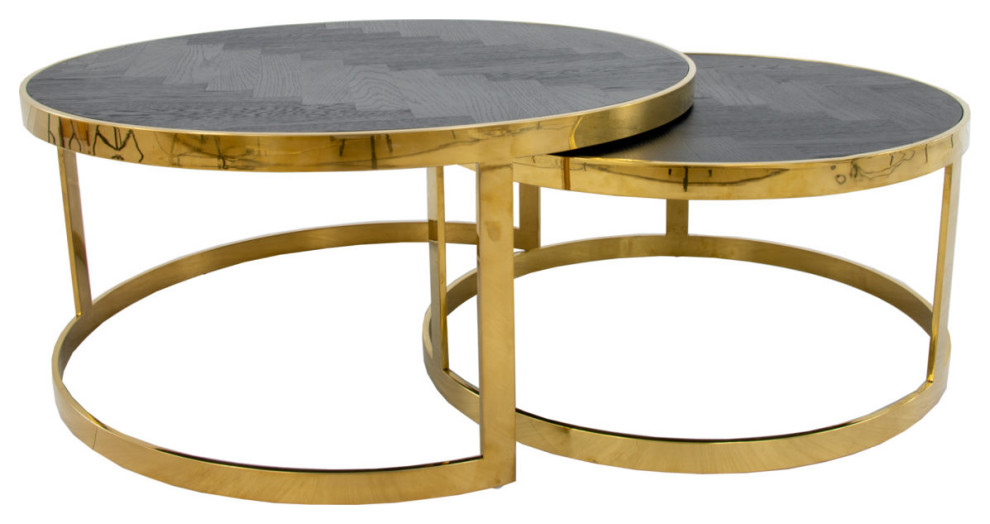 Vaman Nesting Coffee Table   Contemporary   Coffee Table Sets   by Rustic Home Furniture Deco  Houzz