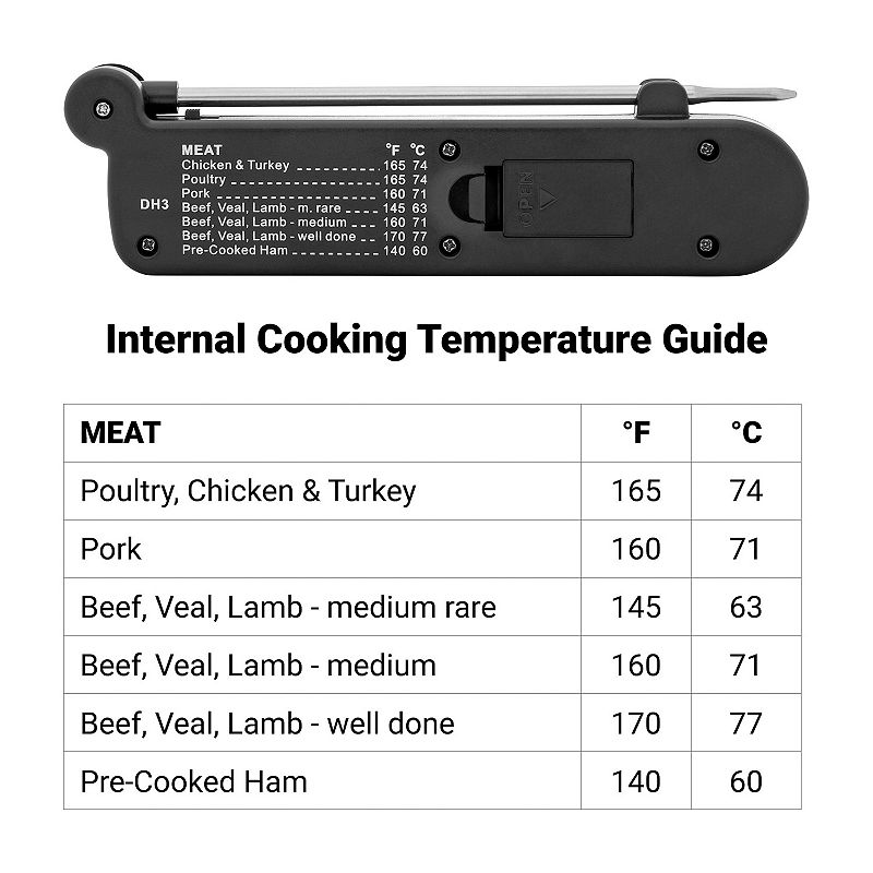 Escali Folding Digital Thermometer