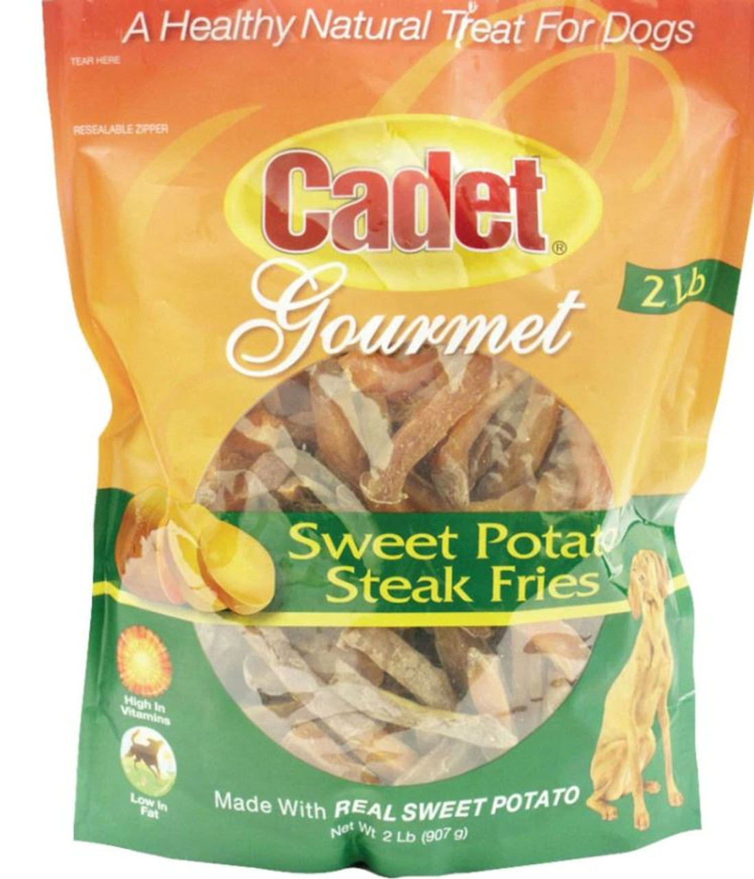 Cadet Gourmet Sweet Potato Steak Fries， 2 Lbs.