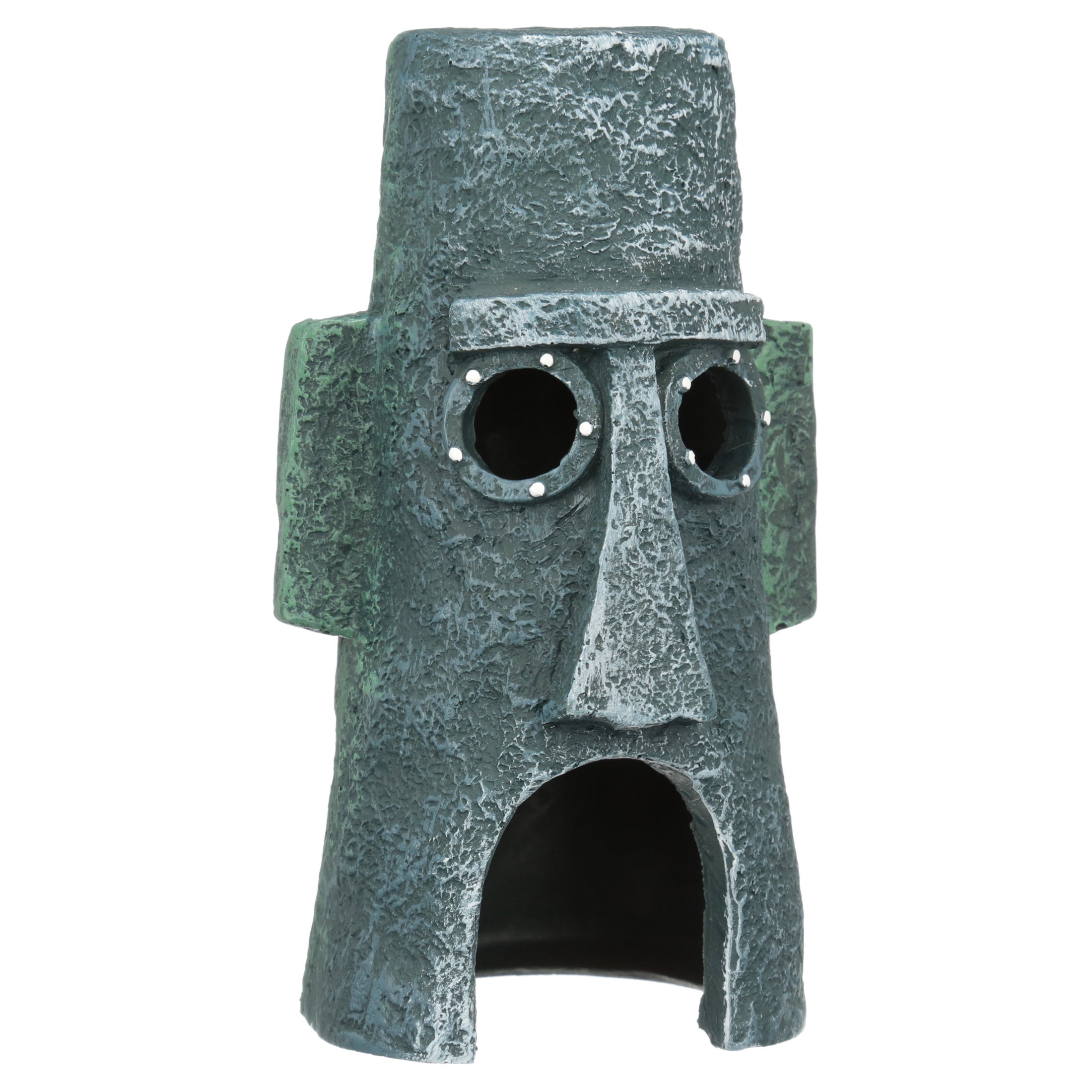 Penn-Plax SpongeBob SquarePants Aquarium Ornament – Squidward’s Easter Island Home – Medium