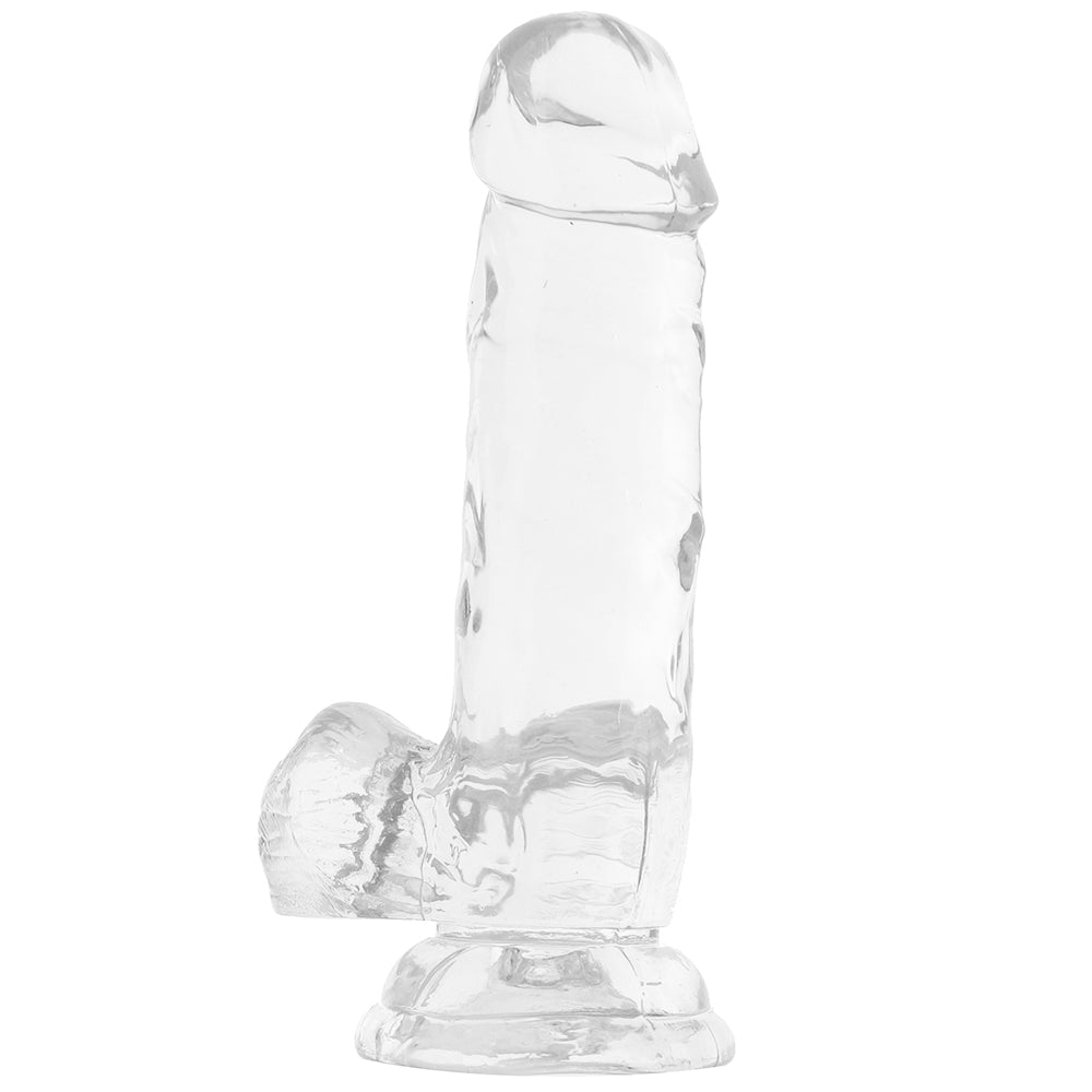 King Cock 5 Inch Ballsy Dildo in Clear