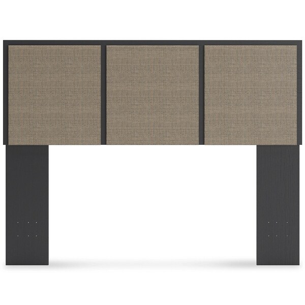 Signature Design by Ashley Charlang Black/Beige Panel Headboard - - 37450994