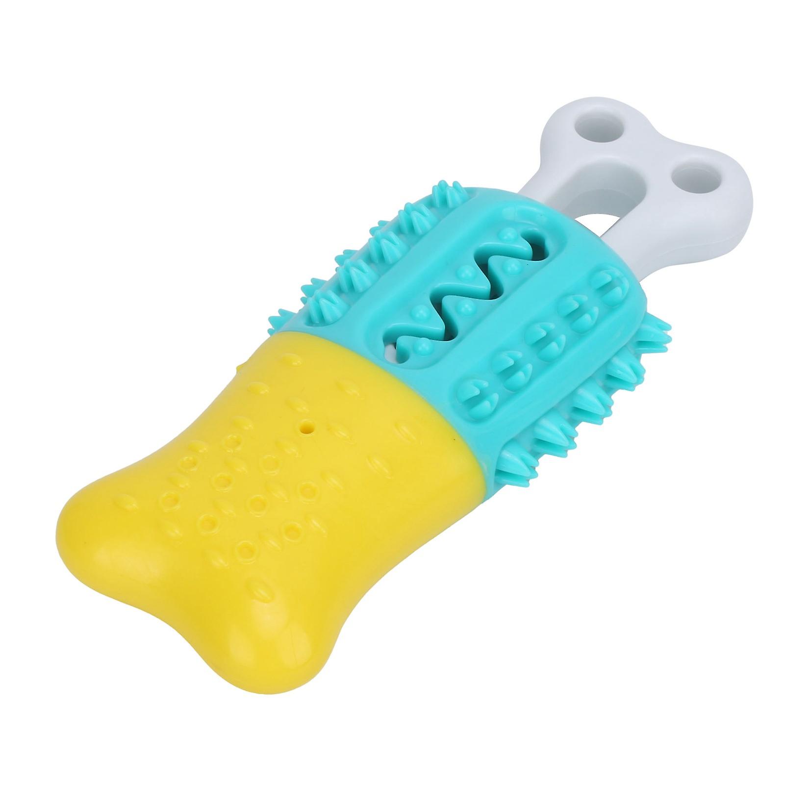 Dog Cooling Popsicle Bone Shape Tpr Dog Freezing Teething Chew Toy For Small Medium Dogslake Blue