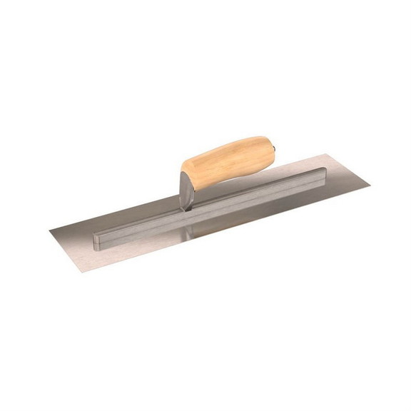 12 899 Razor Finish Trowel   Ss 16 X 4   Camel W...