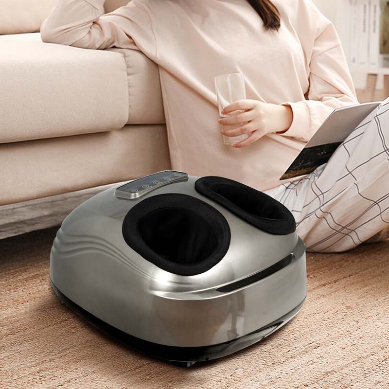 Shiatsu Foot Massager Machine with Heat, Foot Warmer Deep Kneading with 3 Massage Modes for Pain Foot Muscle Relief