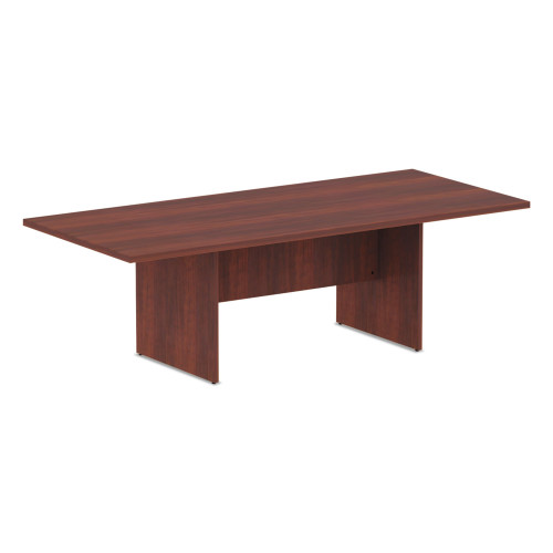 Alera Valencia Series Conference Table， Rectangular， 94.5w x 41.38d x 29.5h， Medium Cherry (VA719642MC)