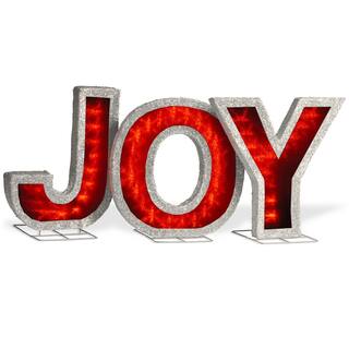  18.5 in. JOY Sign with LED Lights DF-000021X