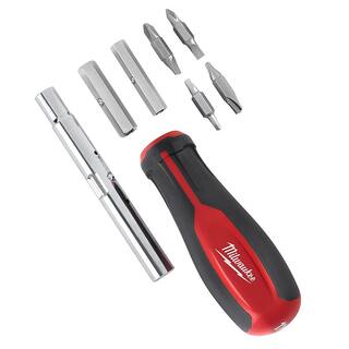 MW 11-in-1 Multi-Tip Screwdriver with Compact Folding Knife 48-22-2761-48-22-1521