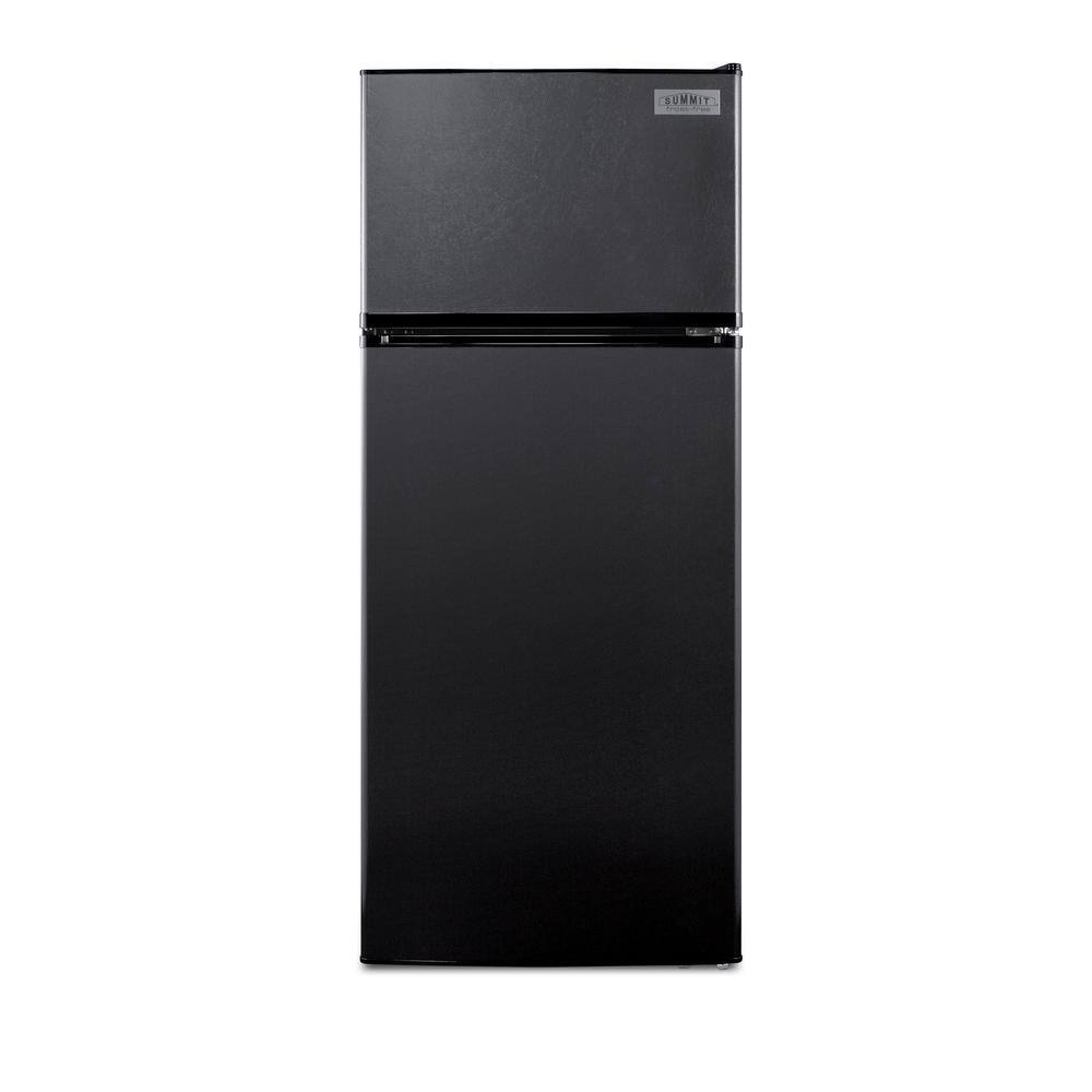 Summit Appliance 10.3 cu. ft. Frost Free Top Freezer Refrigerator In Black FF1119BIM