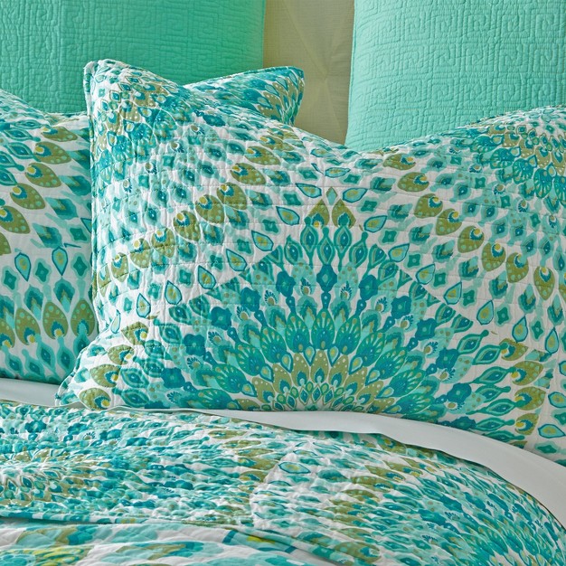 Monika Quilt Set Teal Mudhut