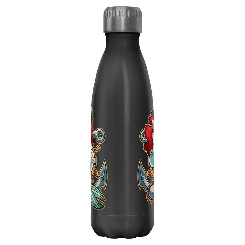 Little Mermaid Anchor Stainless Steel Water Bottle