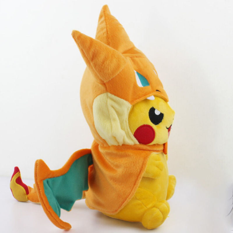 COUTEXYI Pokemon Pikachu Avec Charizard chapeau Peluche rembourré Animal Poupée 22.9cm