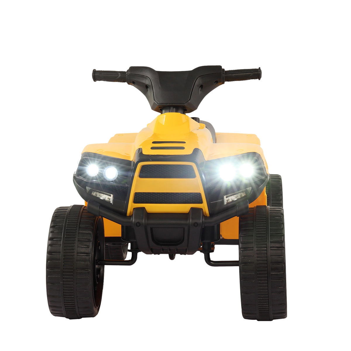 Seizeen Ride On Toy, 6V Ride On ATV for Kids, Electric 4 Wheeler Quad Bike, Ride On Car With Rechargeable Battery, Yellow