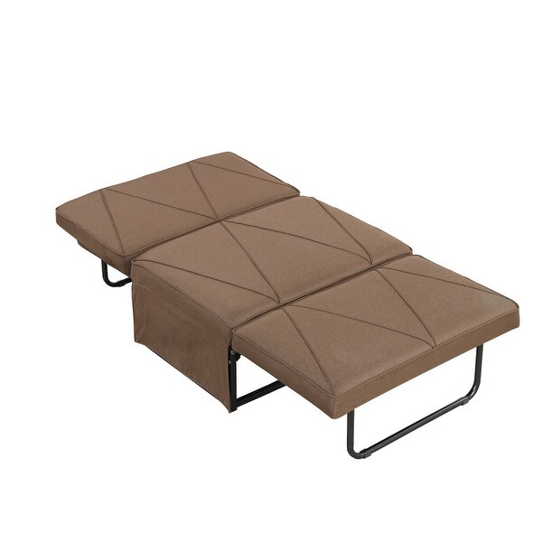 4-in-1 Folding Ottoman Sofa Bed with Adjustable Backrest - 38.58''*25.56''*16.93