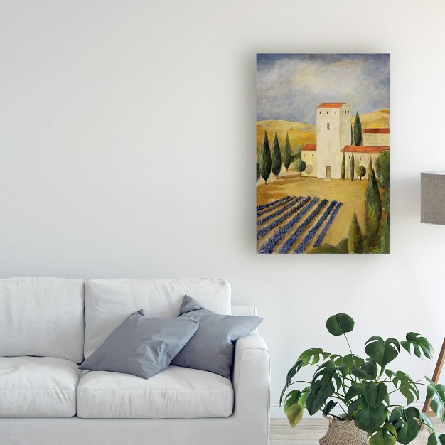 X 47 quot Tuscan Farm 1 By Pablo Esteban Trademark Fine Art Gallery wrapped Giclee Landscape Canvas Made In Usa