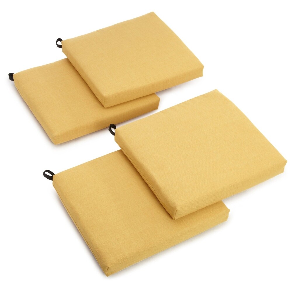 20 inch by 19 inch Outdoor Chair Cushions (Set of 4)   20 x 19