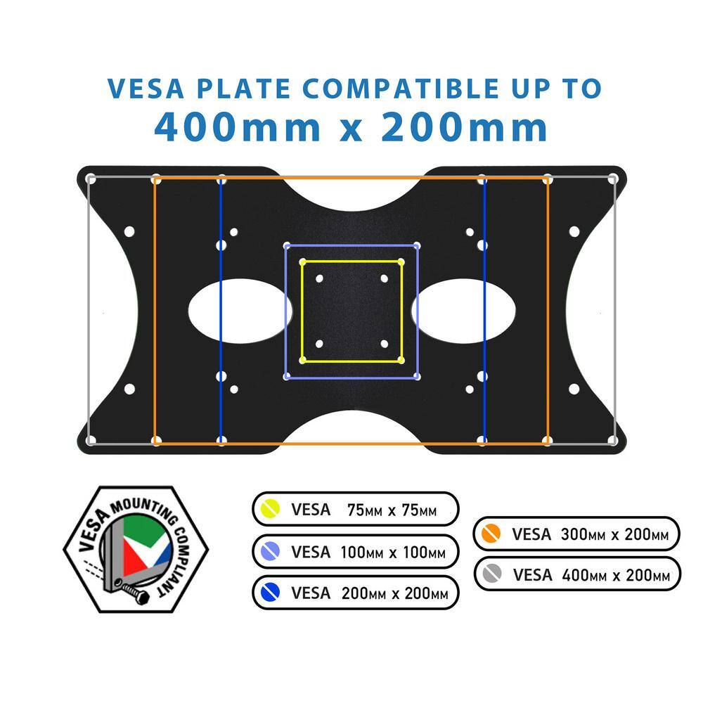 mount-it! 32 in. to 55 in. VESA Mount Adapter Plate for Monitors MI-782