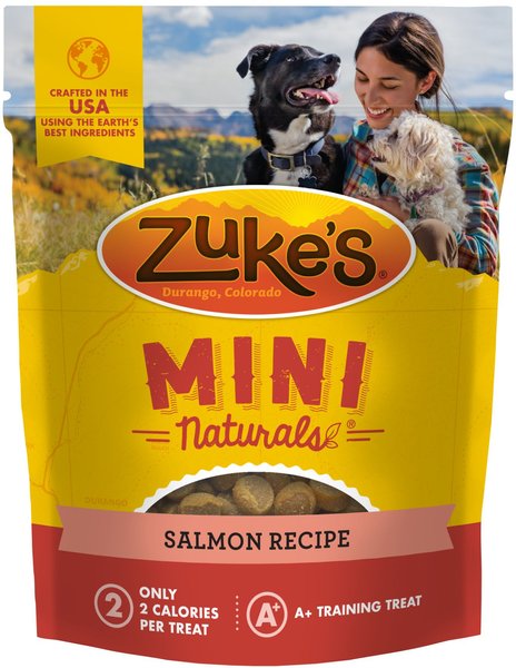 Zuke's Mini Naturals Salmon Recipe Training Dog Treats