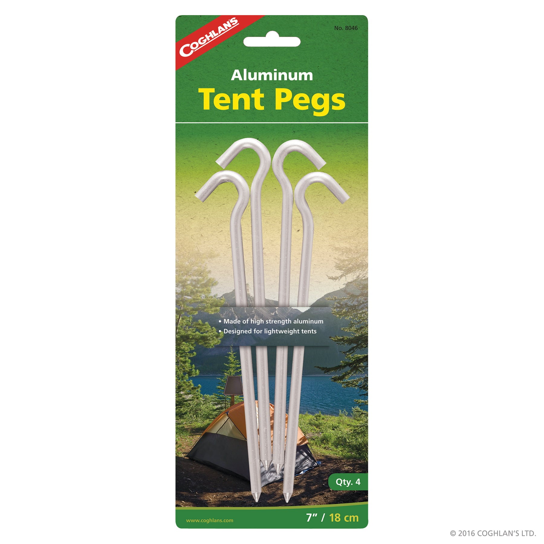 Coghlan's Aluminum Tent Pegs - Pkg Of 4