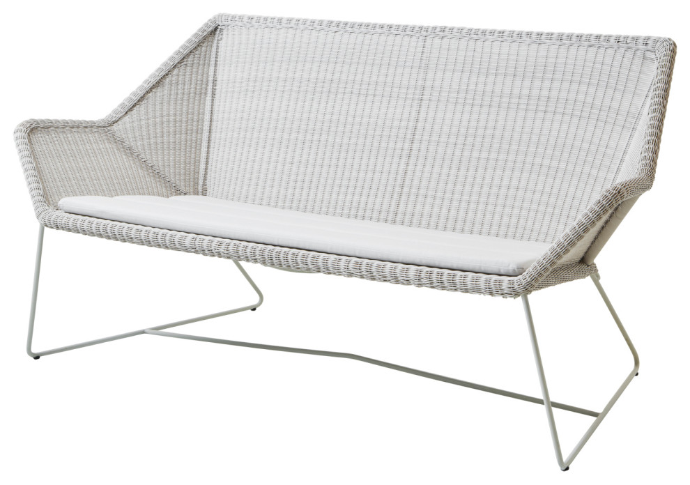 Cane line Breeze 2 seater sofa  5567LI   Tropical   Outdoor Loveseats   by Morning Design Group  Inc  Houzz