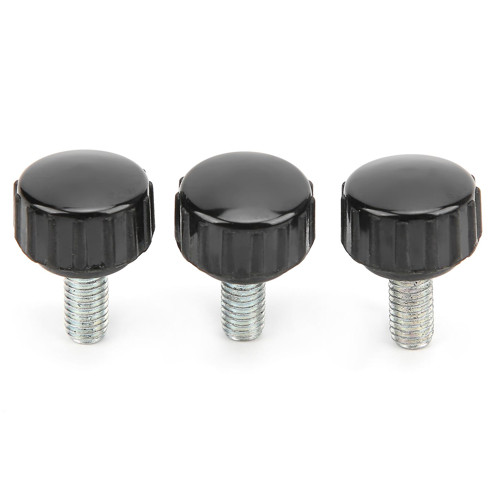 10 Pcs M5 Clamping Screw Knob Straight Thread Black Plastic Screw On Handle Clamping Knob For Mechanical Equipment