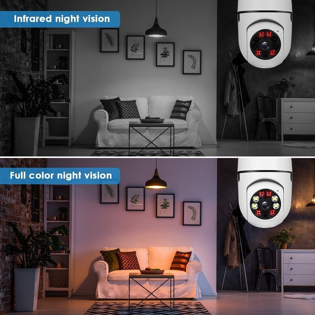 🔥SUMMER HOT SALE - 49% OFF🔥Wireless Wifi Light Bulb Camera Security Camera