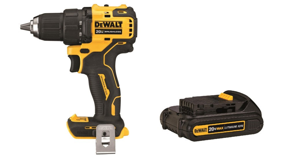 DEWALT 20V MAX Atomic Compact 1/2" Drill/Driver Kit DCD708BDCB201 from DEWALT