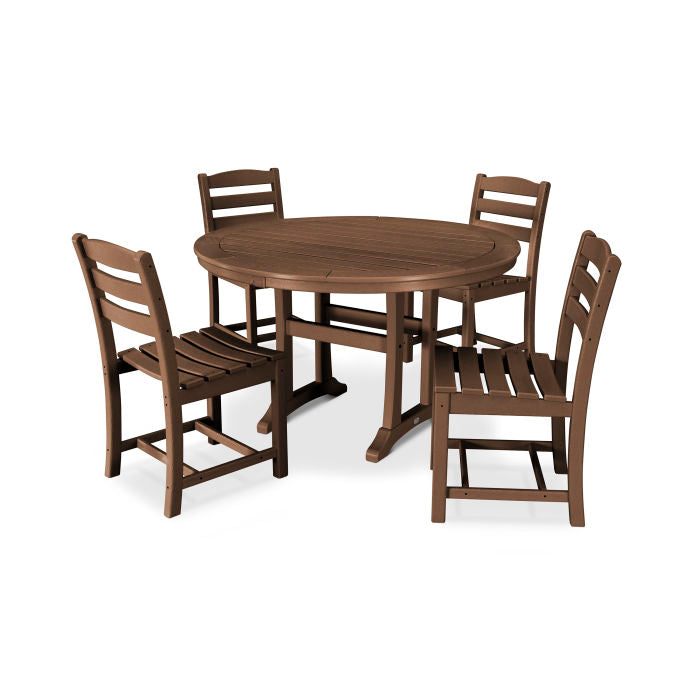 Polywood La Casa Café 5-Piece Side Chair Dining Set PWS302-1