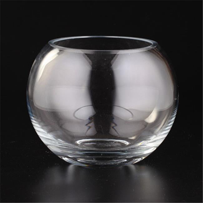 6 x 8 in. Glass Bubble Bowland#44; Clear