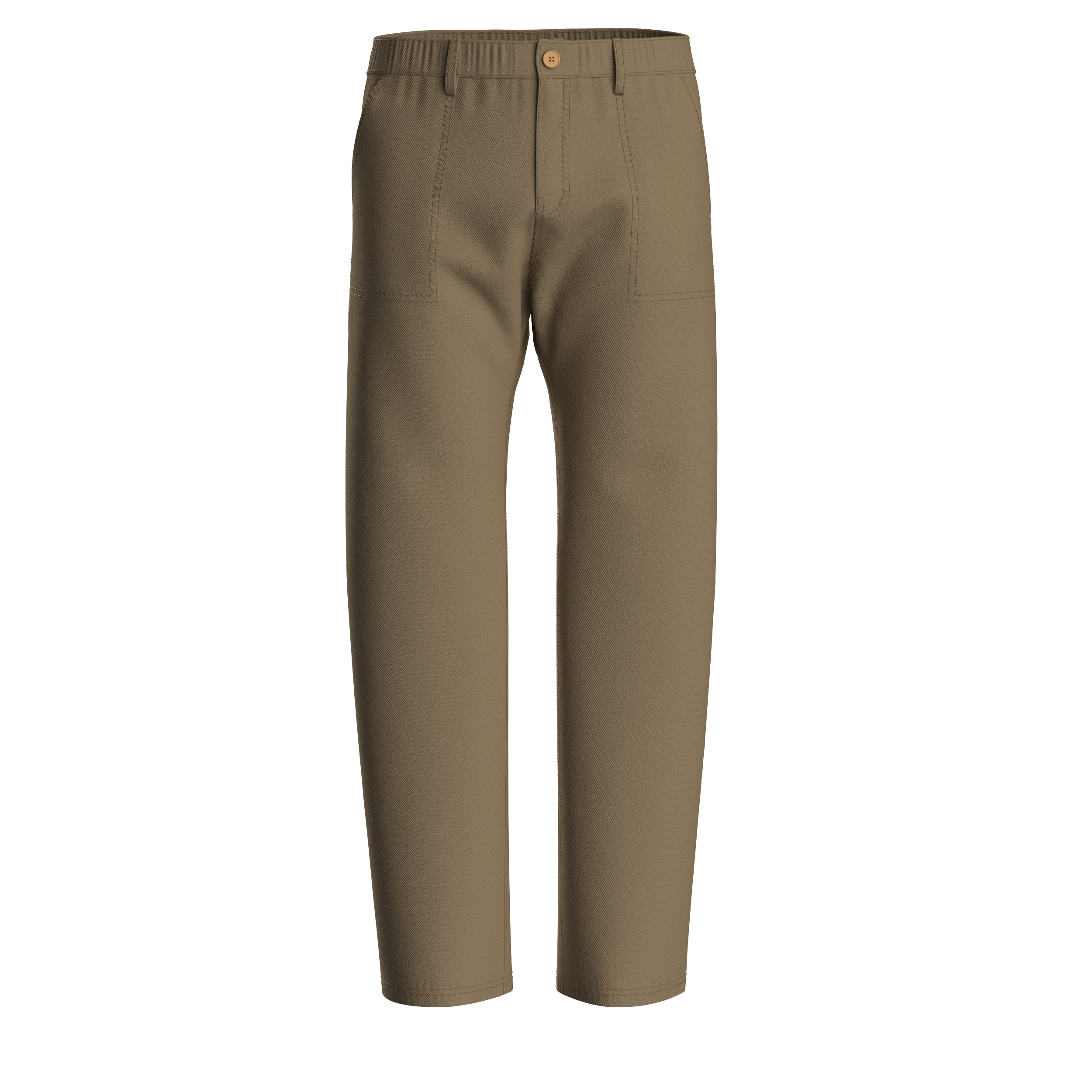 Chance Organic Cotton Trouser - Biscuit