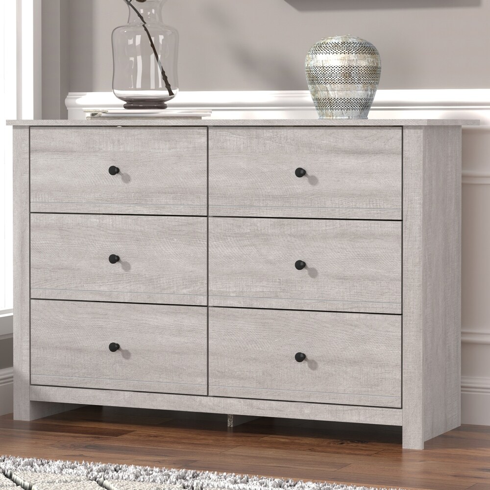 GALANO Genoa 6 Drawer Dresser 31.5 in. x 46.5 in. x 16.5 in.