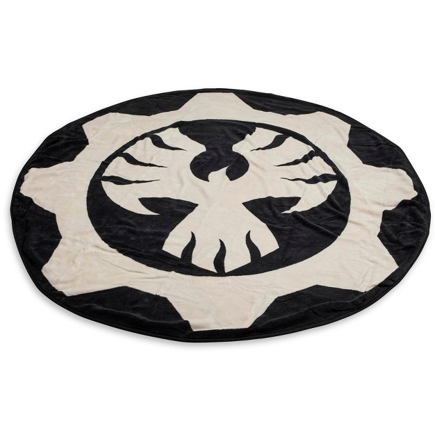 Just Funky Gears Of War Phoenix Omen Round Fleece Throw Blanket 60