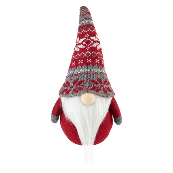 Standing Gnome with Nordic Hat Christmas Decoration