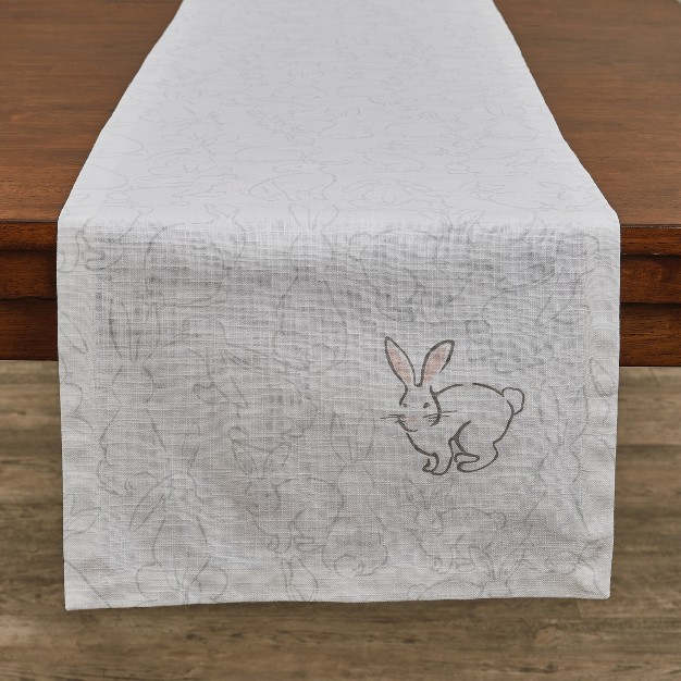 Split P Bunnies Table Runner 15x72