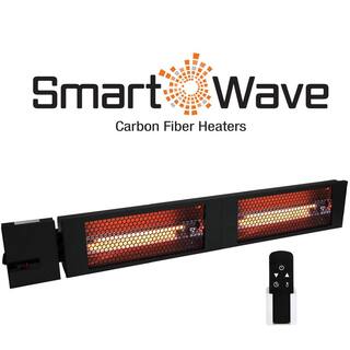 King Electric Electric RK Series 42 in. 240-Volt 3000-Watt Infrared Radiant Heater with Remote RK2430-RMT-BLK