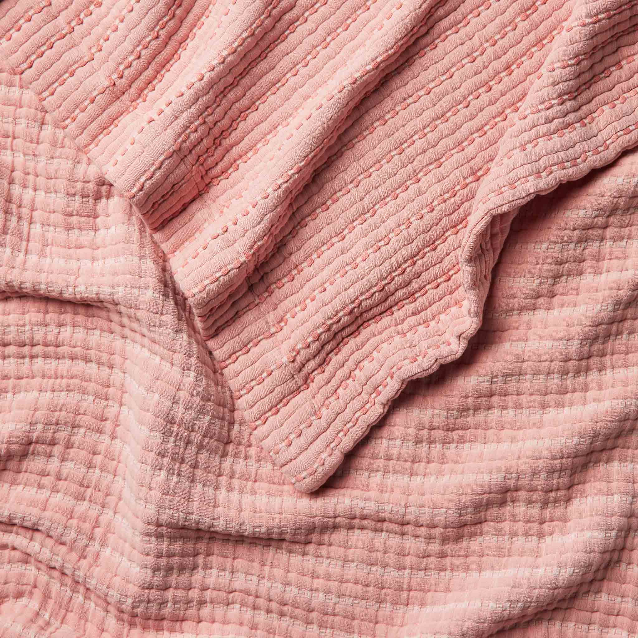 Lightweight Textured Throw Blanket - Last Call